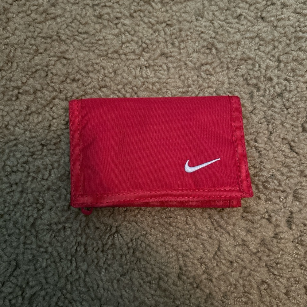 Nike Red Tri-Fold Wallet